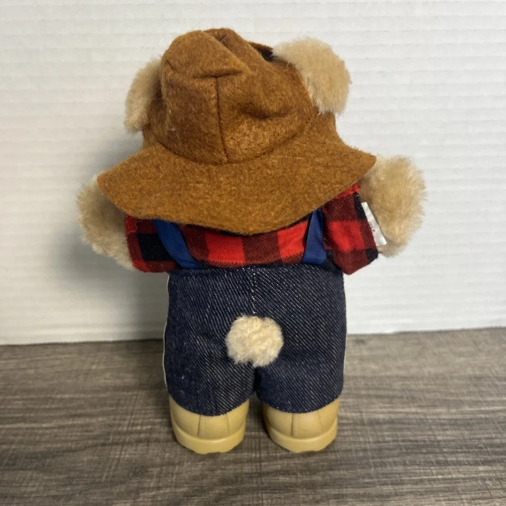 Vintage 1986 Furskins Bears Set Of 2 Dudley & Farrell Wendy's 7